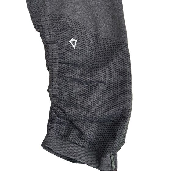 Ivivva by Lululemon Girls Size 14 Cropped Ruched Running Leggings‎ Gray - Picture 5 of 5